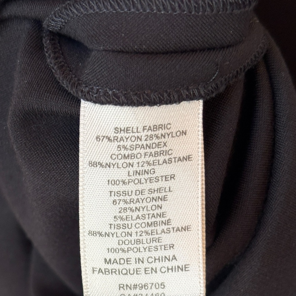 Rebecca Taylor Black Lace Detail Mini Dress Sz 2 LBD Party Cocktail Stretchy - Picture 9 of 10